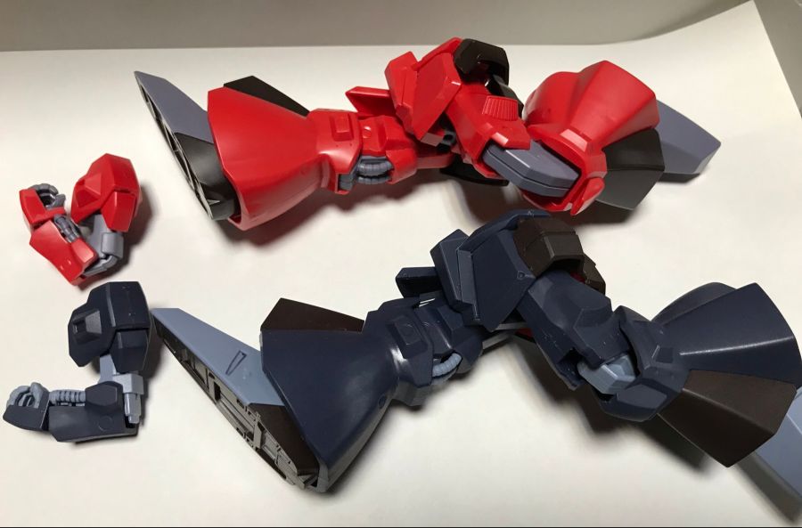 HGUC 1/144 릭 디아스 크와트로기 가조립 + 비교 사진_10.jpg