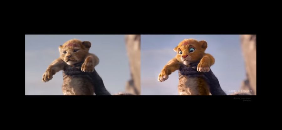 라이온킹 실사영화 딥페이크 적용.jpg_3.jpg