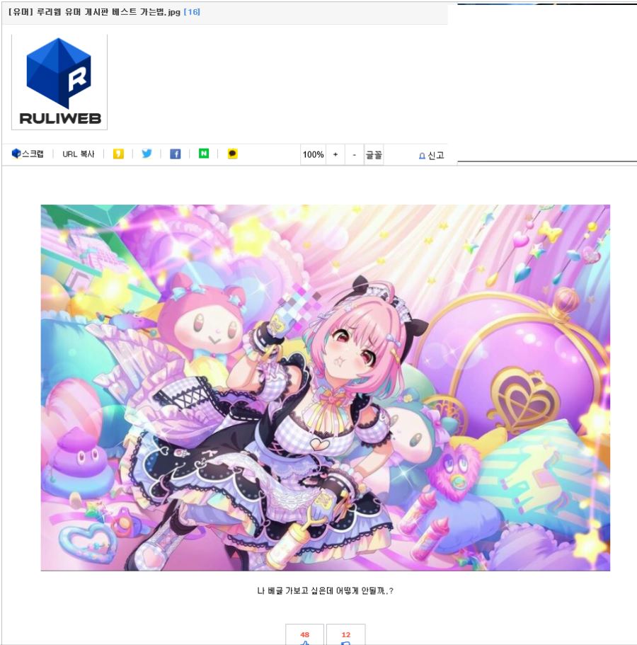루리웹 유머게시판 베스트가는 법 Jpg. | (백업)유머 게시판(2020-2021) | Ruliweb