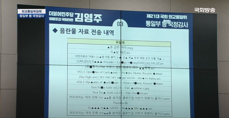 [긴급]민주평통이 김영주의원실에 불법 야동파일 무더기 보냄 ㅋㅋㅋ | 정치유머 게시판 [긴급]민주평통이 김영주의원실에 불법 야동파일 무더기... 