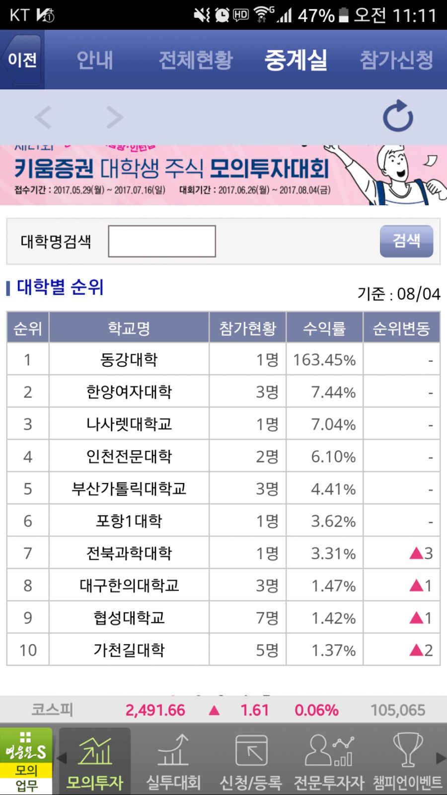 모의투자대회 레전드jpg