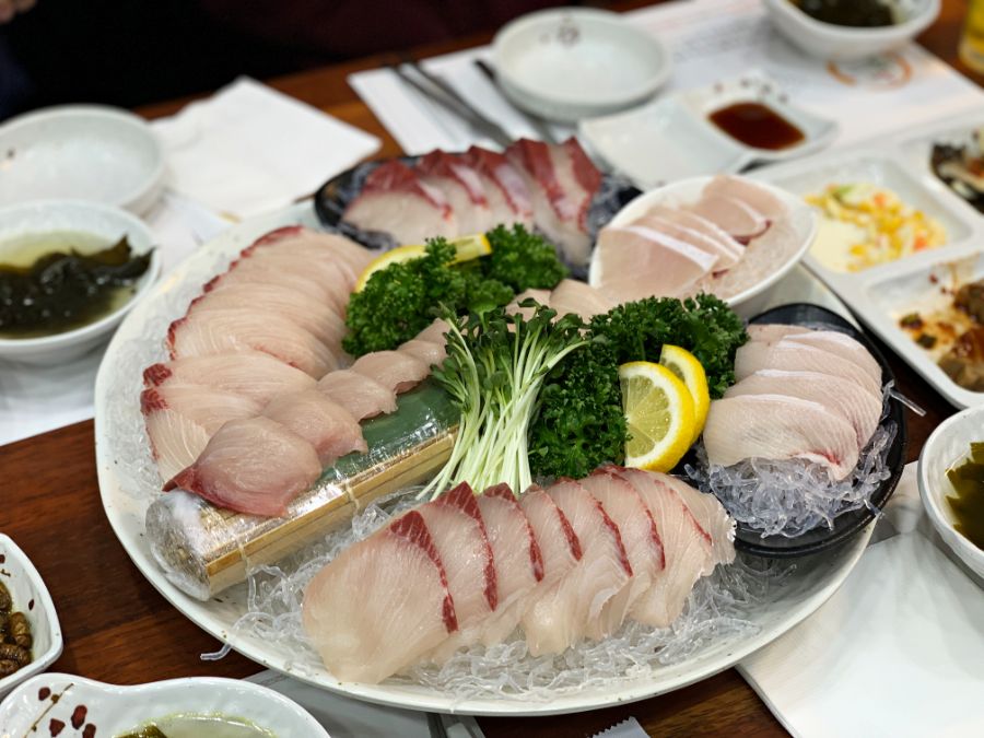 안산에서 방어회 먹었습니다 안산 선부동 초장집