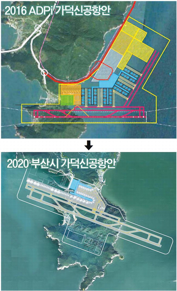 가덕 활주로 방향 틀어 해상매립비 6000억 줄인다