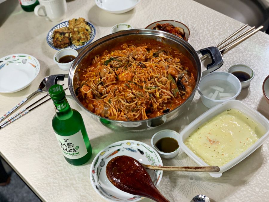 본가에서 밥 먹고왔습니다 성남 모란 해담아구찜