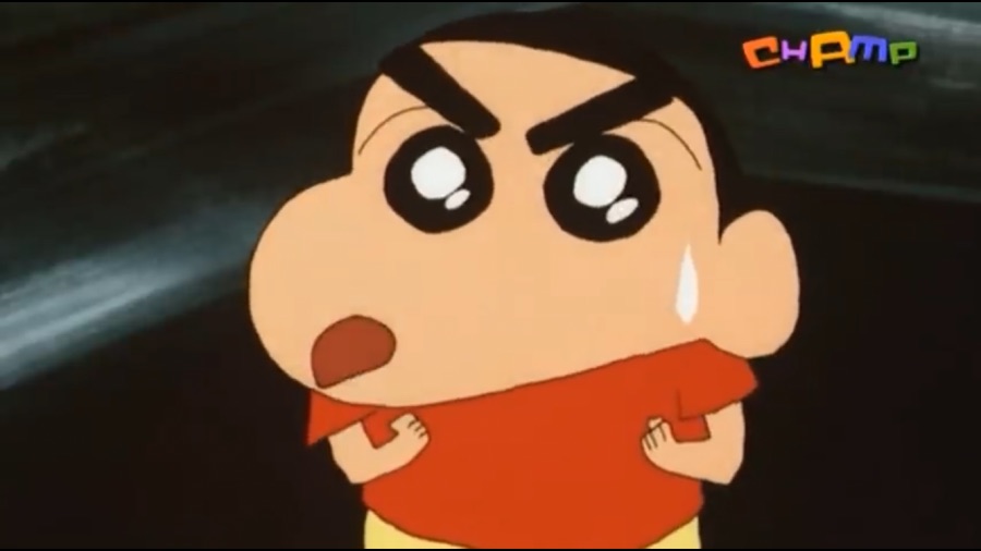 특촬배우에서 히어로가 되는걸 보여주는 짱구 극장판 장면_5.png