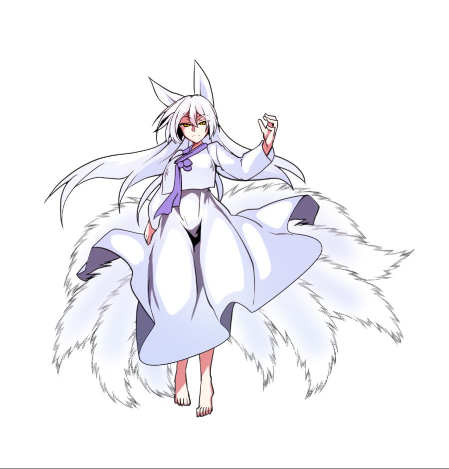 후다닥 그린 구미호 그림