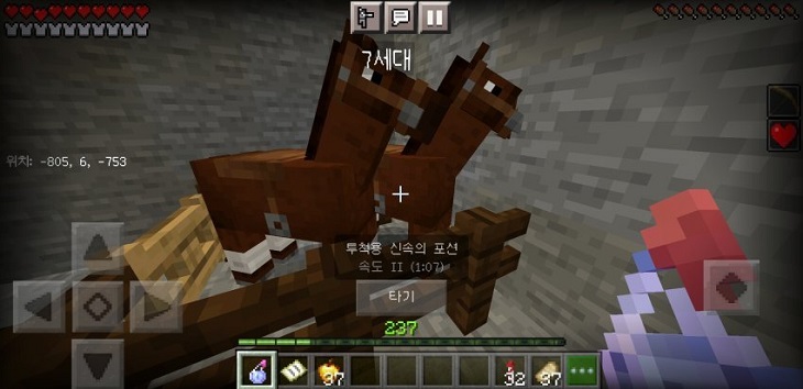 마인크래프트 말 속도 버그.GIF_1.jpg