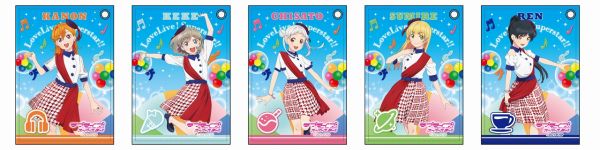 러브라이브! 슈퍼스타!! 와이어 키홀더, 데카 스트랩, 합성가죽 패스 케이스 발매_3.jpg