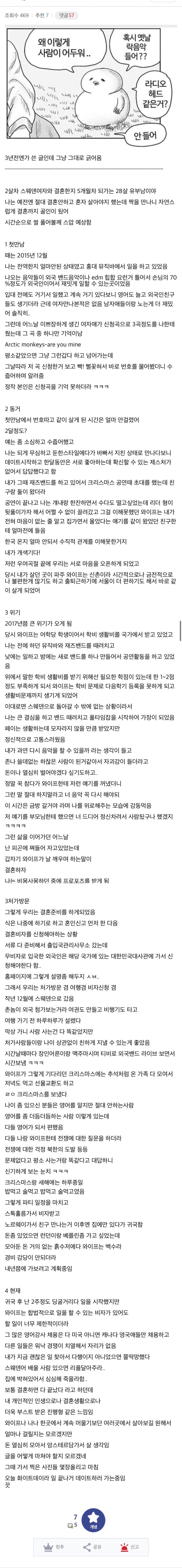 스웨덴 여자를 만난 디씨인