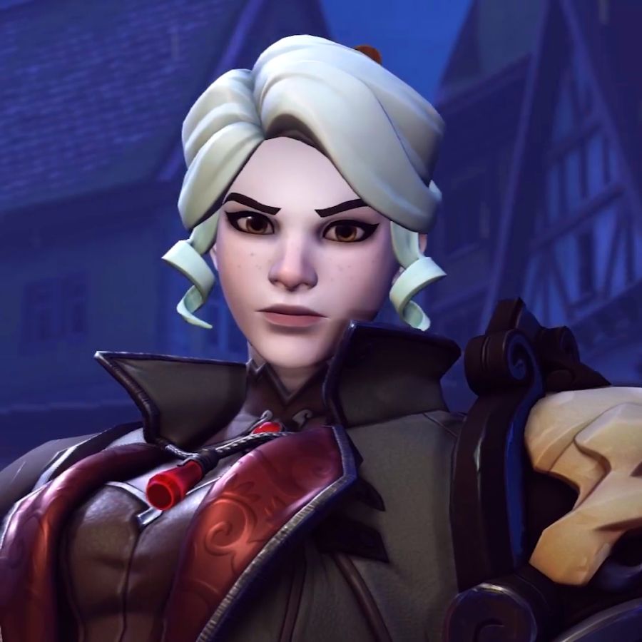 오버워치 2021 공포의 할로윈 흡혈귀 사냥꾼 브리기테 전설 스킨