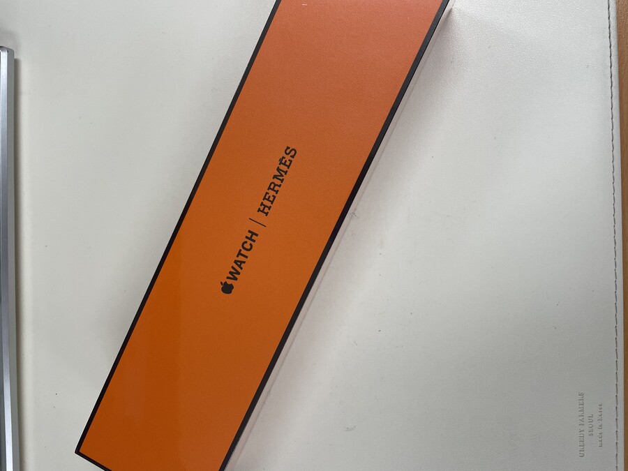 애플워치 시리즈7 에르메스 비스뀌/블루 엘렉트리크 오픈박스_1.jpeg