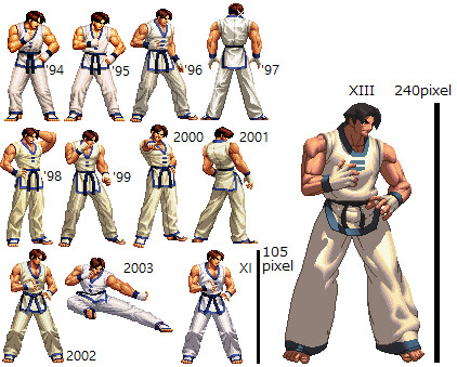 초기도트 KOF와 후기도트 KOF 캐릭터 크기 비교 (Feat. 용호의 권)_2.png