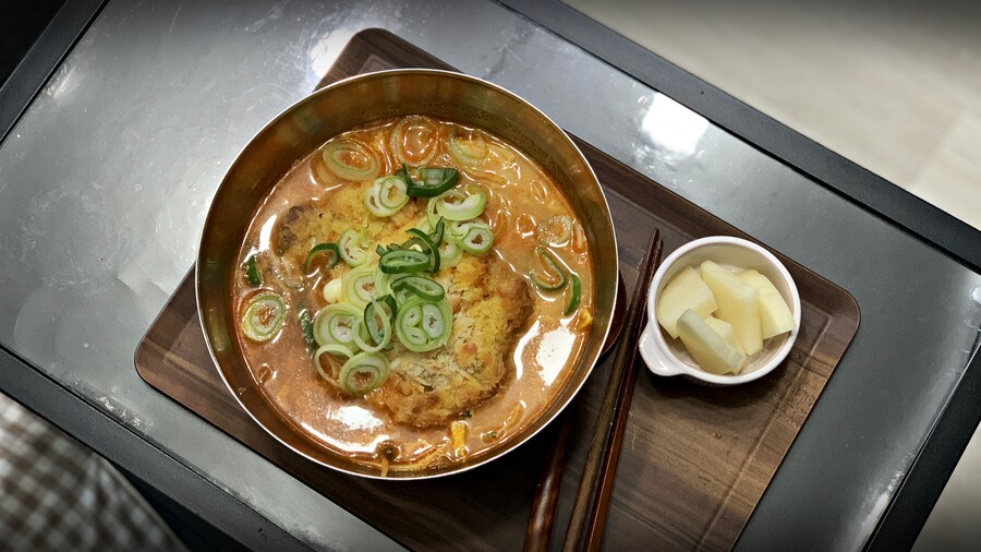 집에서 밥 해먹습니다 - 자작, 돈까스라면_5.jpg