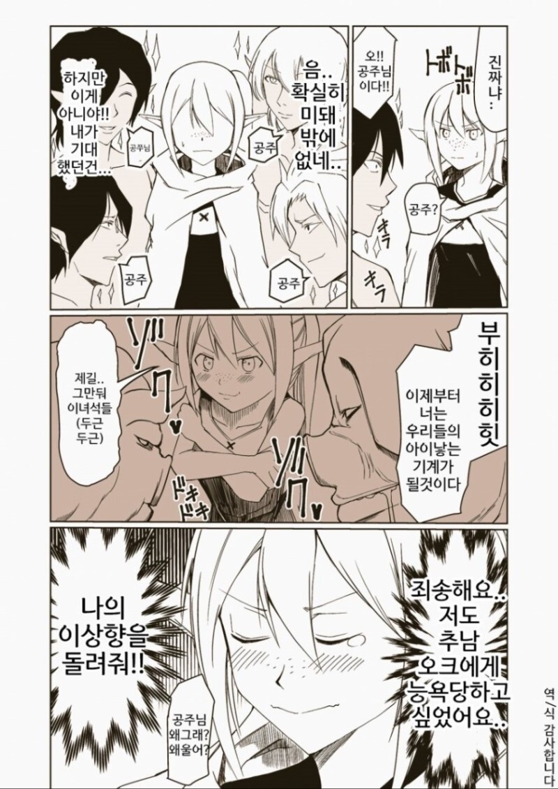 오크 마을에 시집가는 엘프 Manhwa_4.jpeg