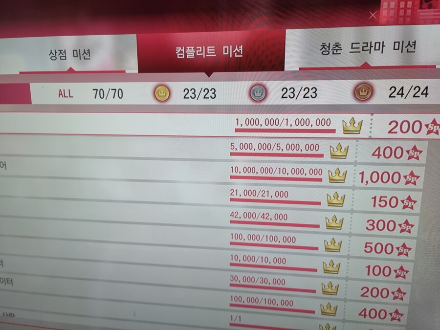 왜 컴플리트 토털이 100%가 안 될까요?_2.jpg