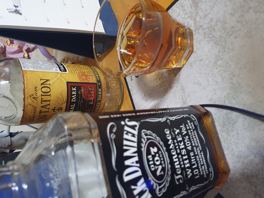 [술과 안주] 잭다니엘 한잔하고 순댓국이애오 | 알코올