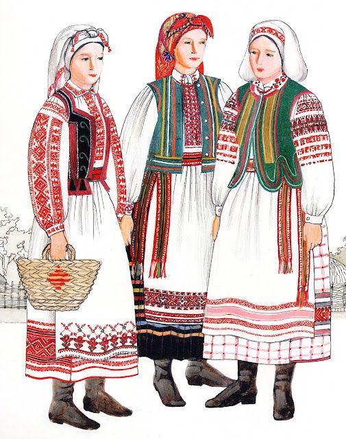 Costume of West or Volyn' Polissia, Ukraine.jpg