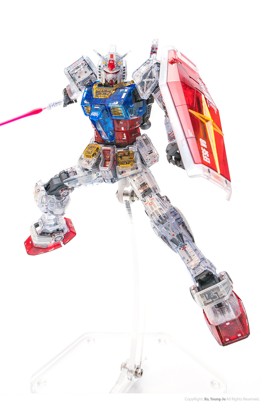 MG 퍼스트 건담 3.0 클리어 컬러 (RX-78-2 Gundam) 리뷰_64.jpg