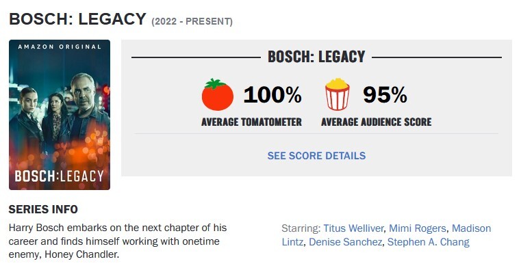 드라마) 보슈 레거시 (Bosch: Legacy)_1.jpg