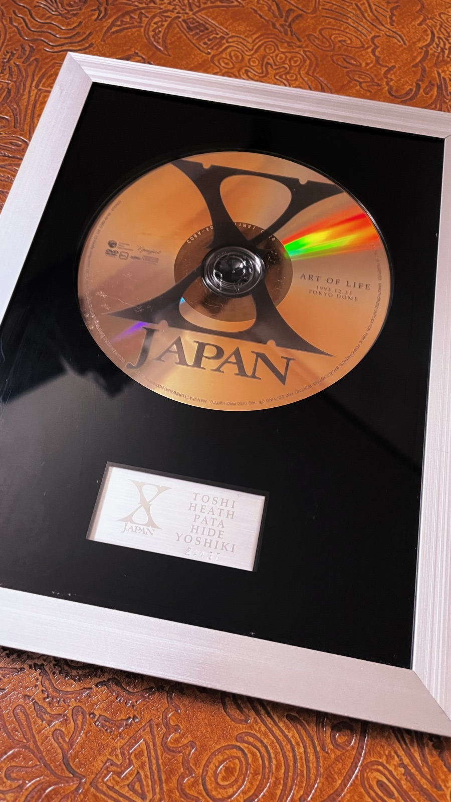 X JAPAN ART OF LIFE ゴールドディスク-