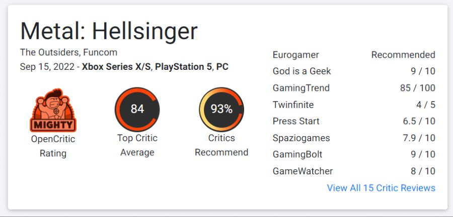 메탈: 헬싱어 메타크리틱/오픈크리틱 등재 (주요 웹진 리뷰 점수)_1.png