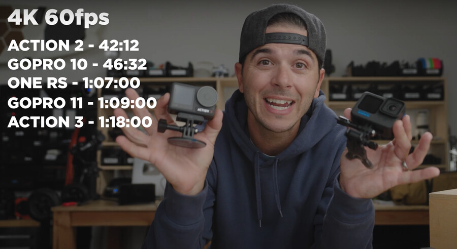 고프로 히어로11, DJI 액션3 발열 테스트 영상 (전작 모델 포함)_1.png