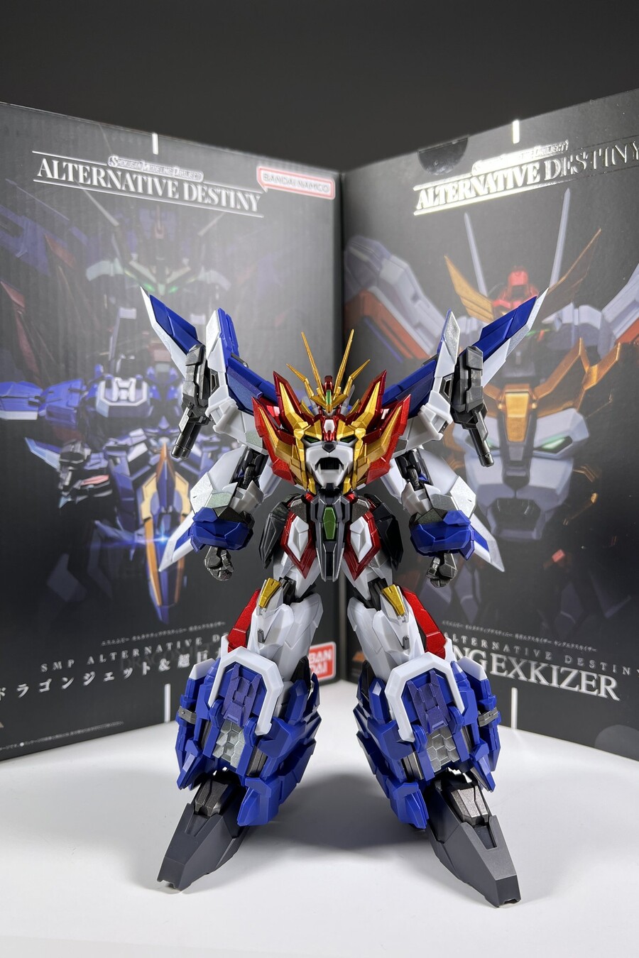 반다이 식완 SMP AD 킹 엑스카이저와 그레이트 엑스카이저 크기 비교