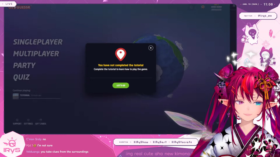 버튜버) 아이리스가 신의상 입고 방송하다니_1.png