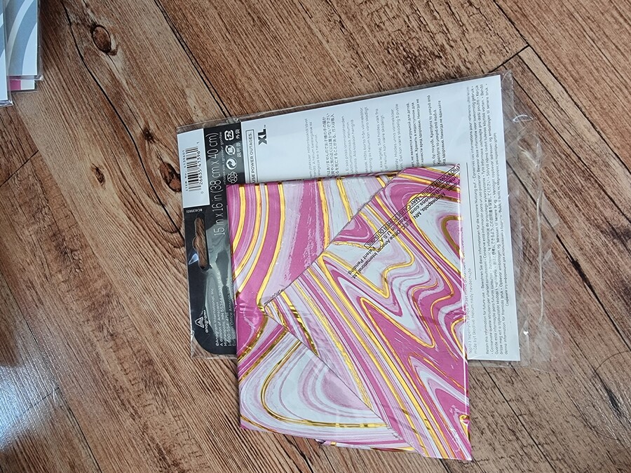 딸기크림 츄파춥스 사탕 같은 아나그램 핑크 마블 오브 은박풍선_3.jpg