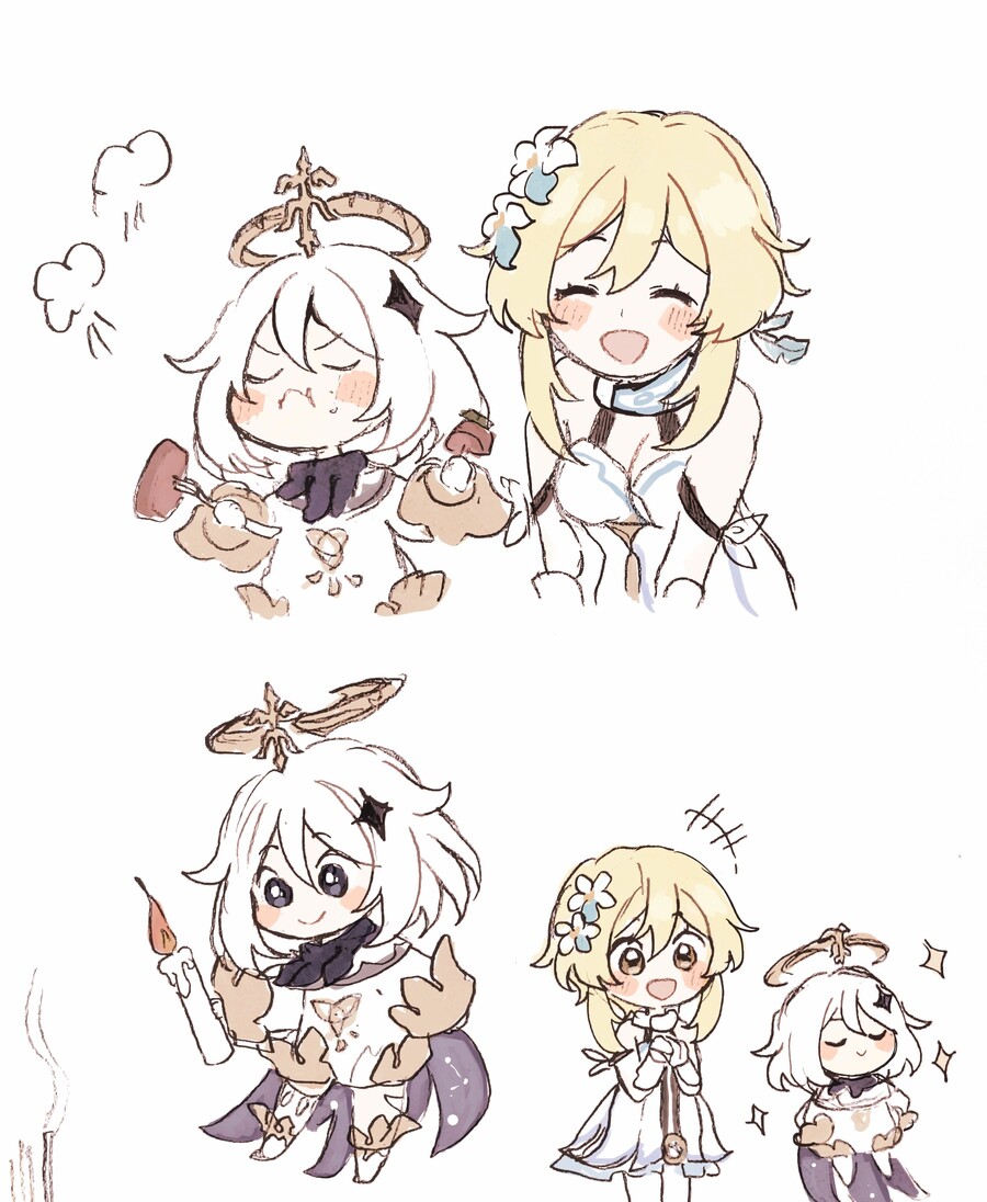 [원신,해등절 결말] 흥 페이몬 삐졌어! / 이젠 화 풀렸어!_1.jpg