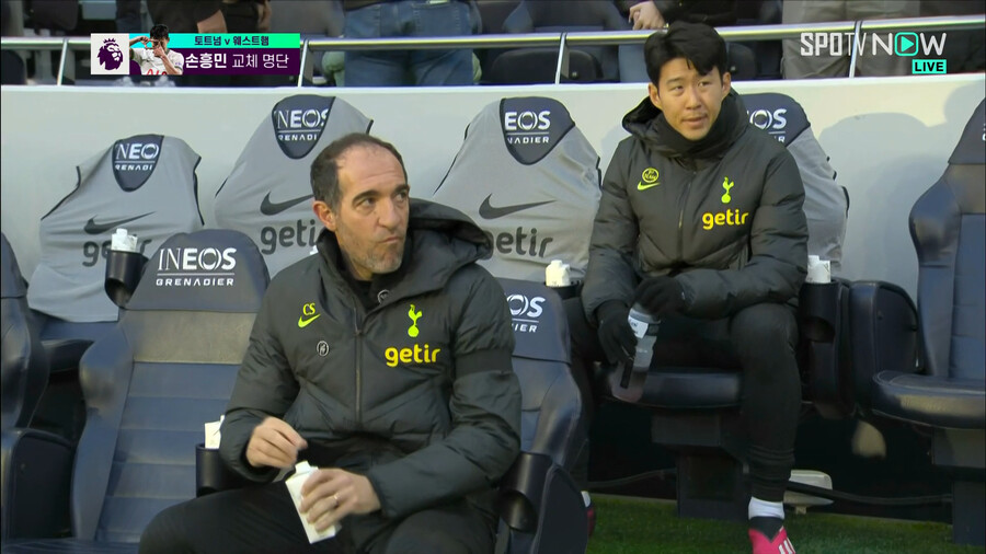 'SON 대신 히샬리송' 토트넘, 웨스트햄과 0-0 (전반 종료)_2.jpg