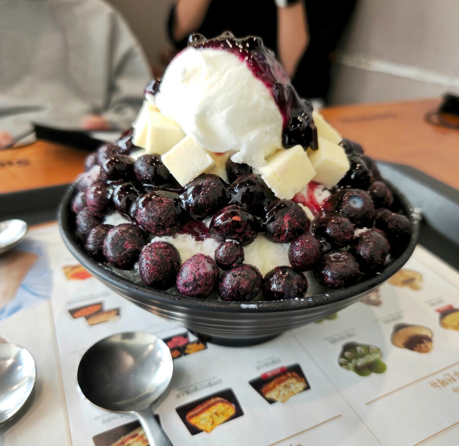 설빙 블루베리설빙