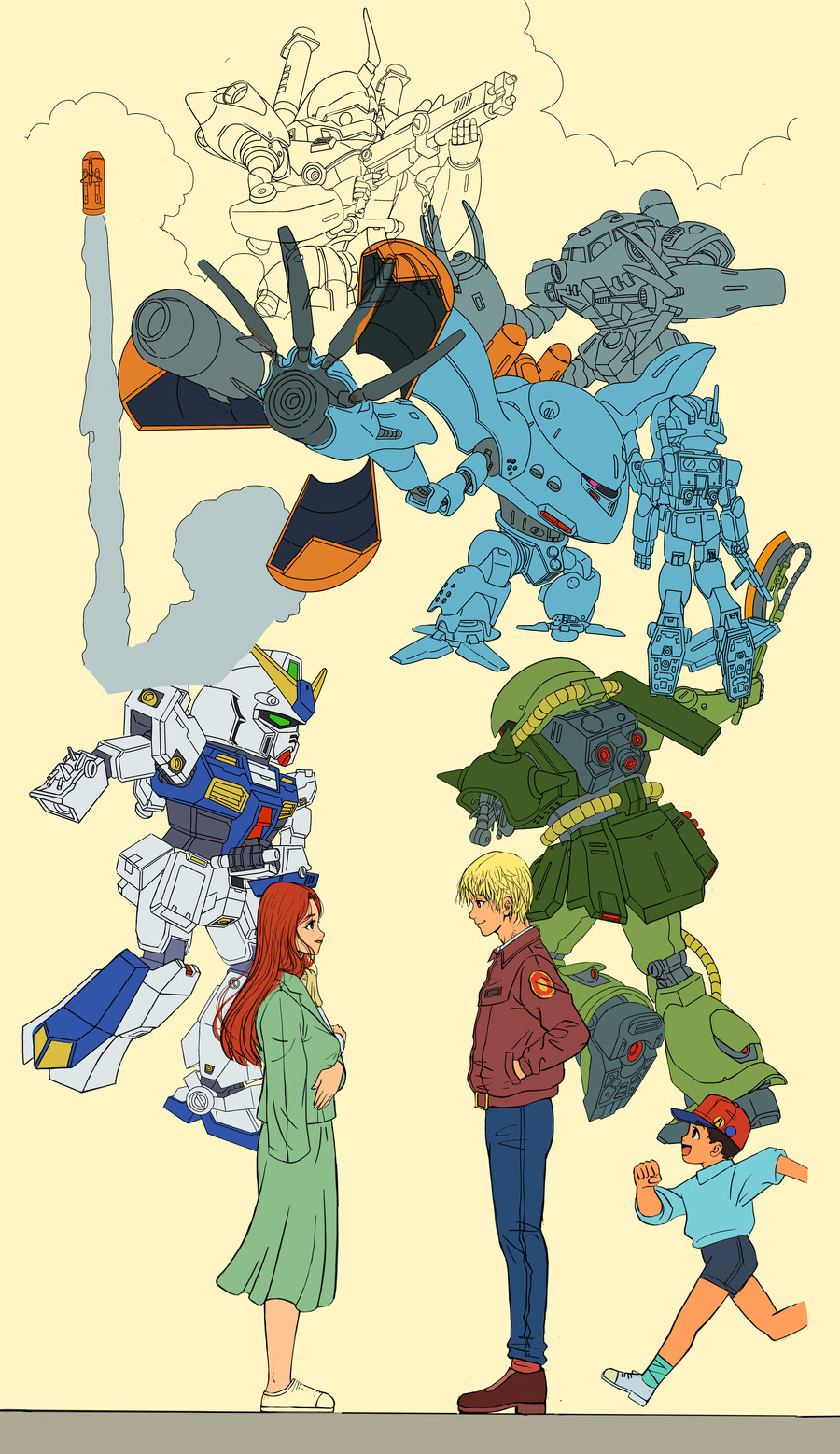 **'건담 0080 주머니속의 전쟁' 그림 과정**_9.png