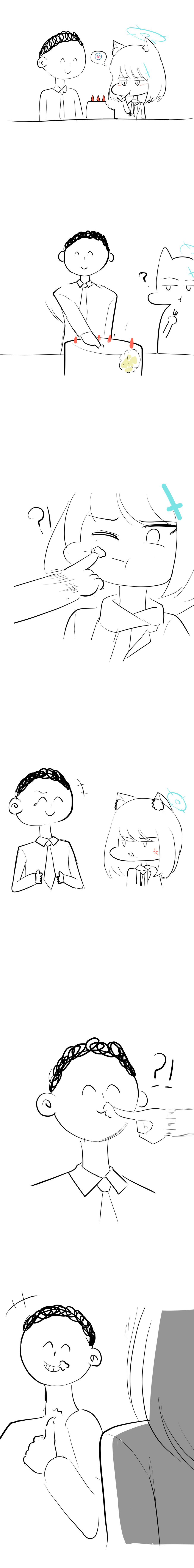 블루아카) 시로코에게 장난을 치는 만화_1.png