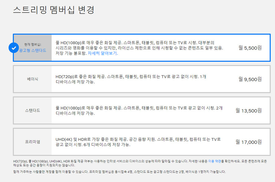 업그레이드된 넷플릭스 광고구독형 요금제 5500원짜리 2주일 사용 후기_1.png