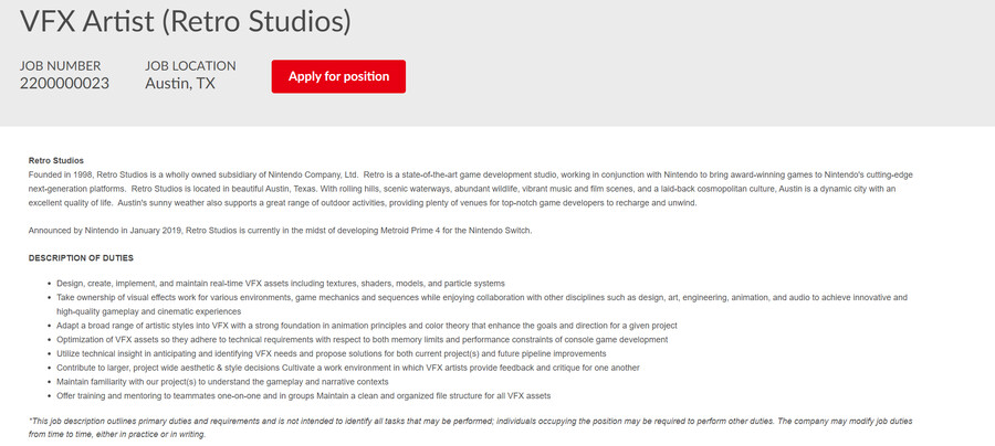 메트로이드 프라임 4가 발표된지 6년이 지났지만 레트로 스튜디오는 여전히 구인 중_1.png