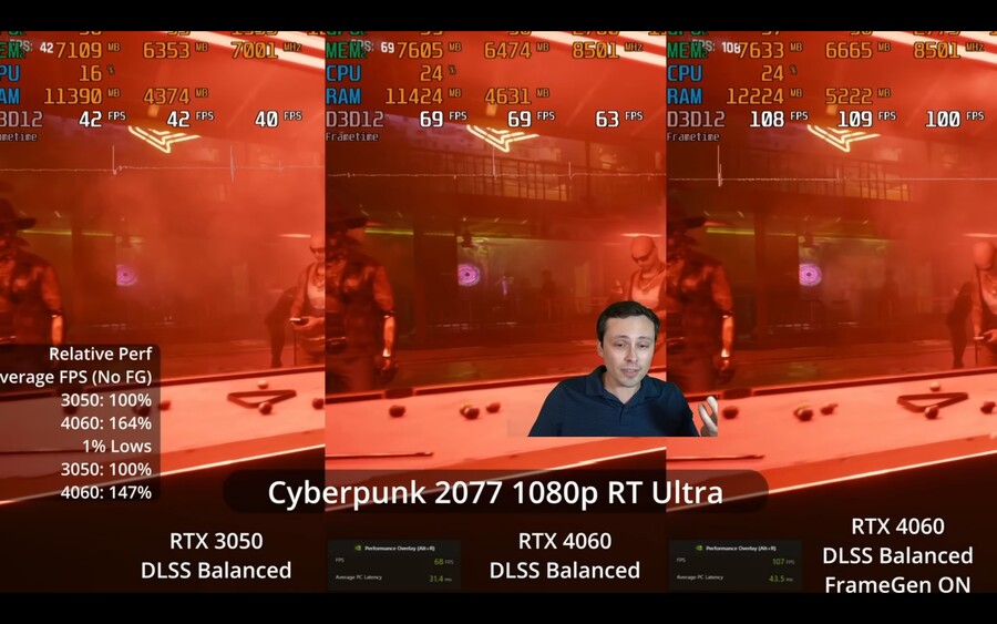 RTX 4060 초기 벤치마크! 싸펑 RT Ultra 1080p w/DLSS_5.jpg