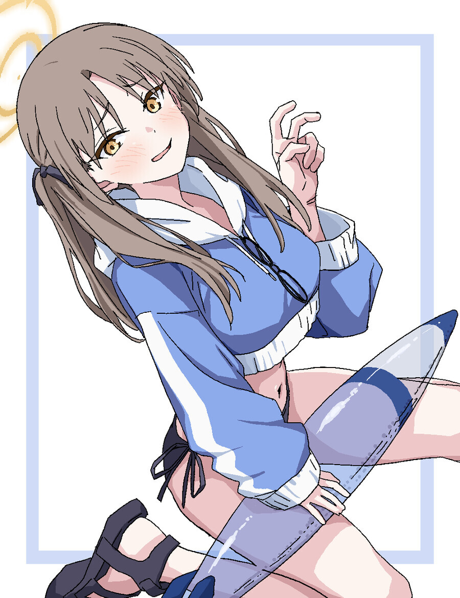 블루아카) 래빗소대 수영복 랜덤짤 4_10.png