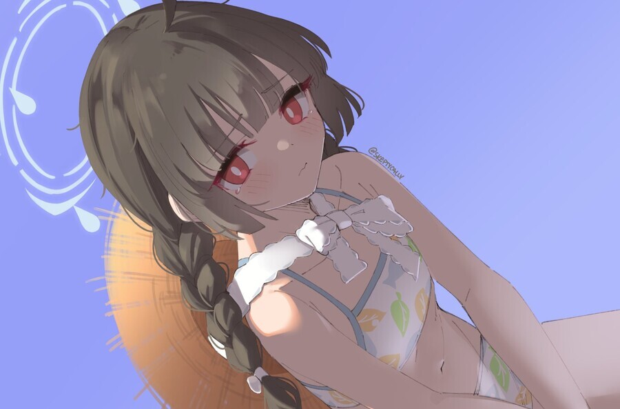 블루아카) 레빗소대 수영복 랜덤짤 8_9.jpg