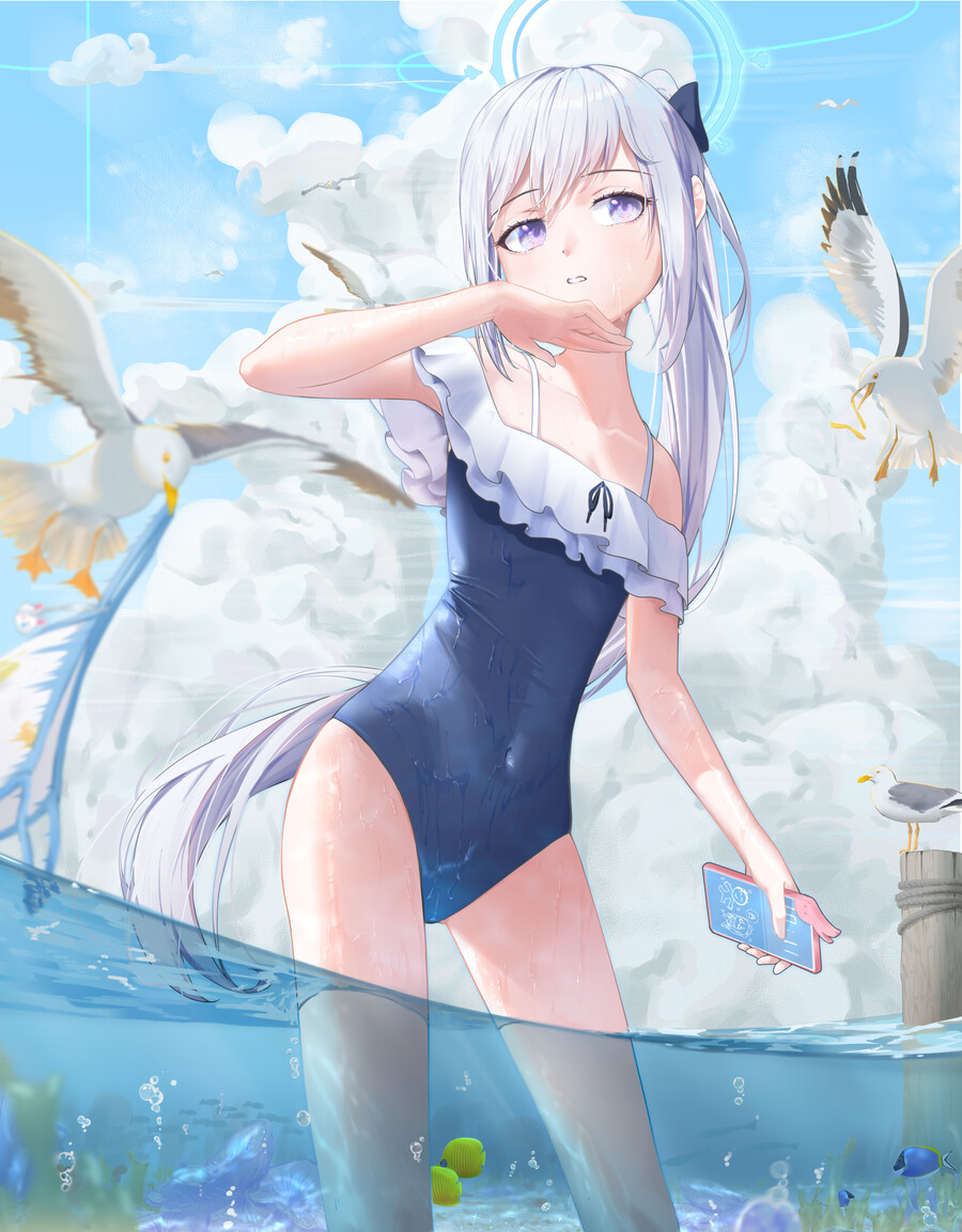 블루아카) 레빗소대 수영복 랜덤짤 8_28.png