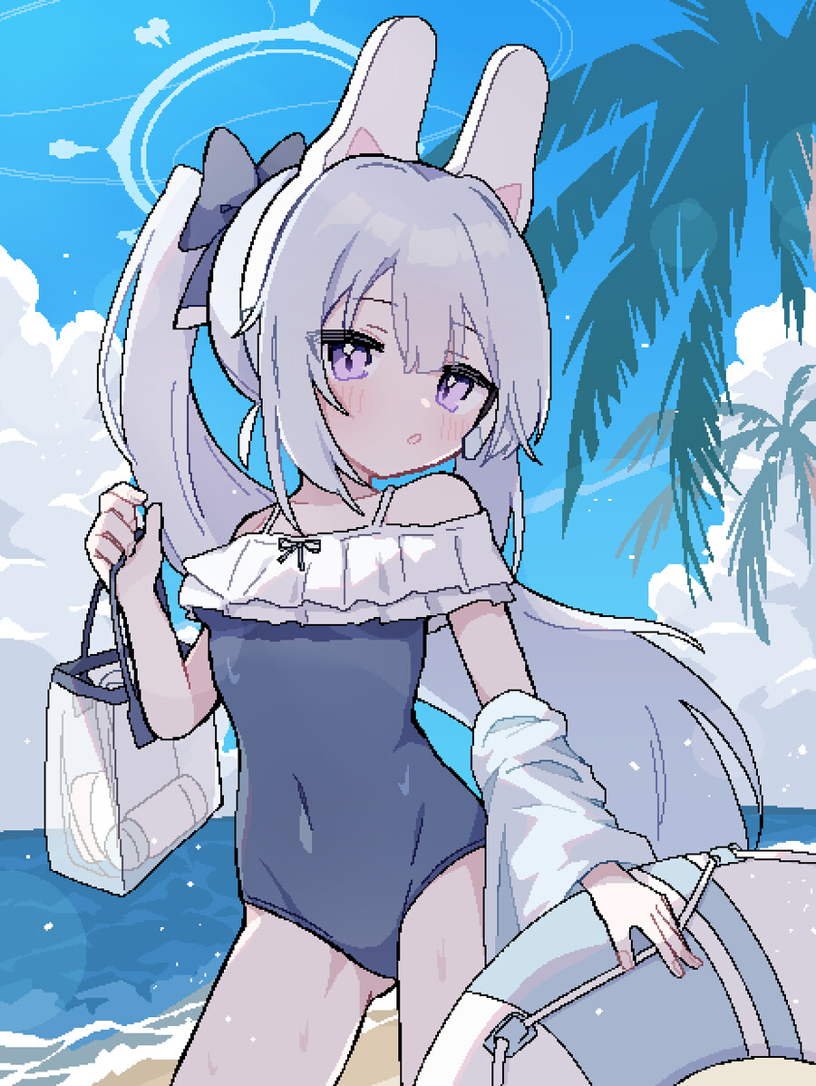 블루아카) 레빗소대 수영복 랜덤짤 11 (미야코 특집)_30.jpg