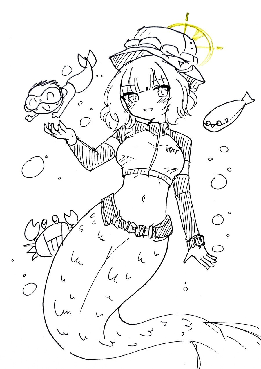 블루아카) 레빗소대 수영복 랜덤짤 12 (사키 특집)_12.jpg