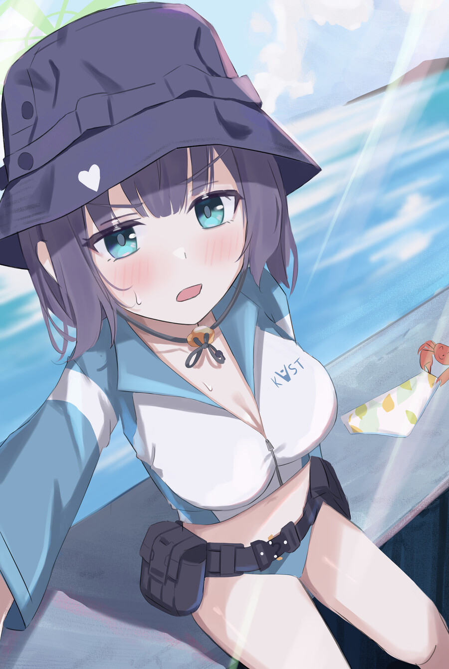 블루아카) 레빗소대 수영복 랜덤짤 12 (사키 특집)_18.jpg