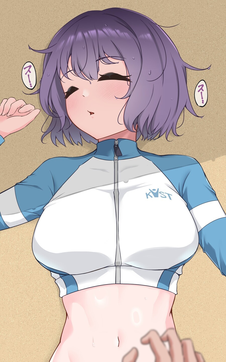 블루아카) 레빗소대 수영복 랜덤짤 12 (사키 특집)_22.jpg