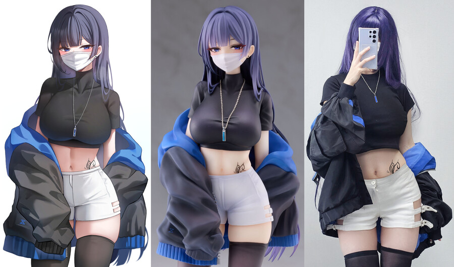 인방) 자기 피규어 코스프레가 나온 비야_1.jpg