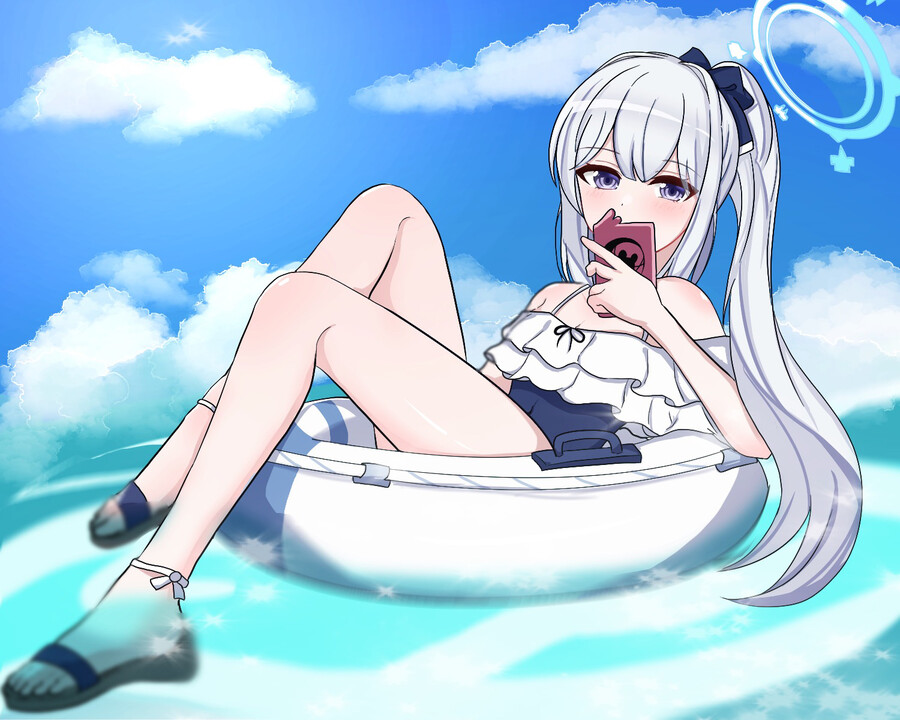 블루아카) 레빗소대 수영복 랜덤짤 14_14.jpg