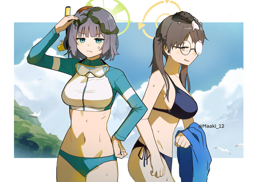 블루아카) 레빗소대 수영복 랜덤짤 16_22.png