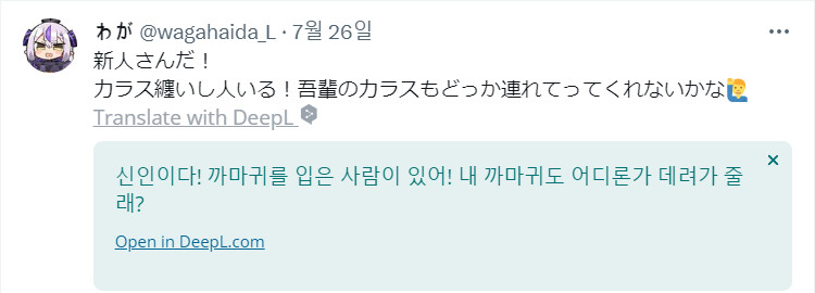 버튜버) 총수 네리사보고 자기 까마귀 좀 데려가라던데_1.png