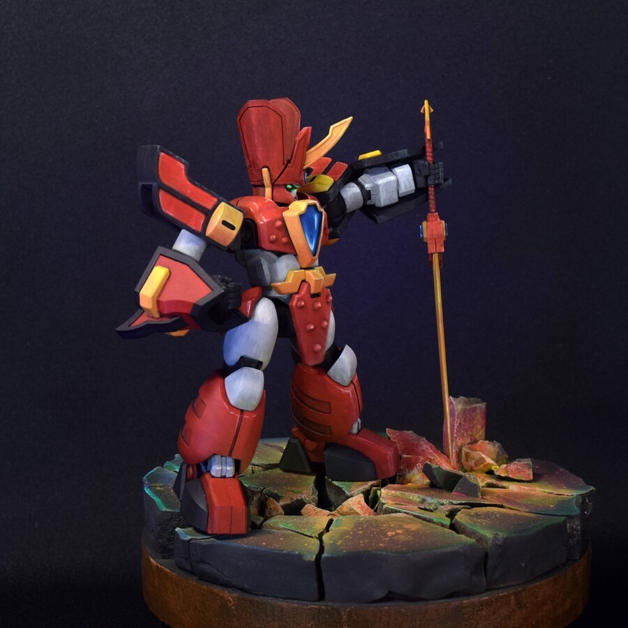 [모데로이드] 마동왕 그랑죠 완성 _ 아크릴 붓도색_3.jpg