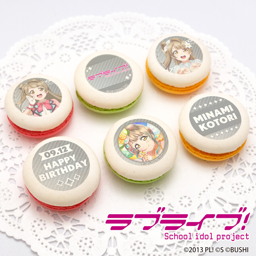 러브라이브! 시리즈 코토리&리코&루비&스미레 버스데이 프린트 케이크&마카롱 발매_8.jpeg